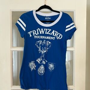 Harry Potter kids XL 15/17 blue t shirt